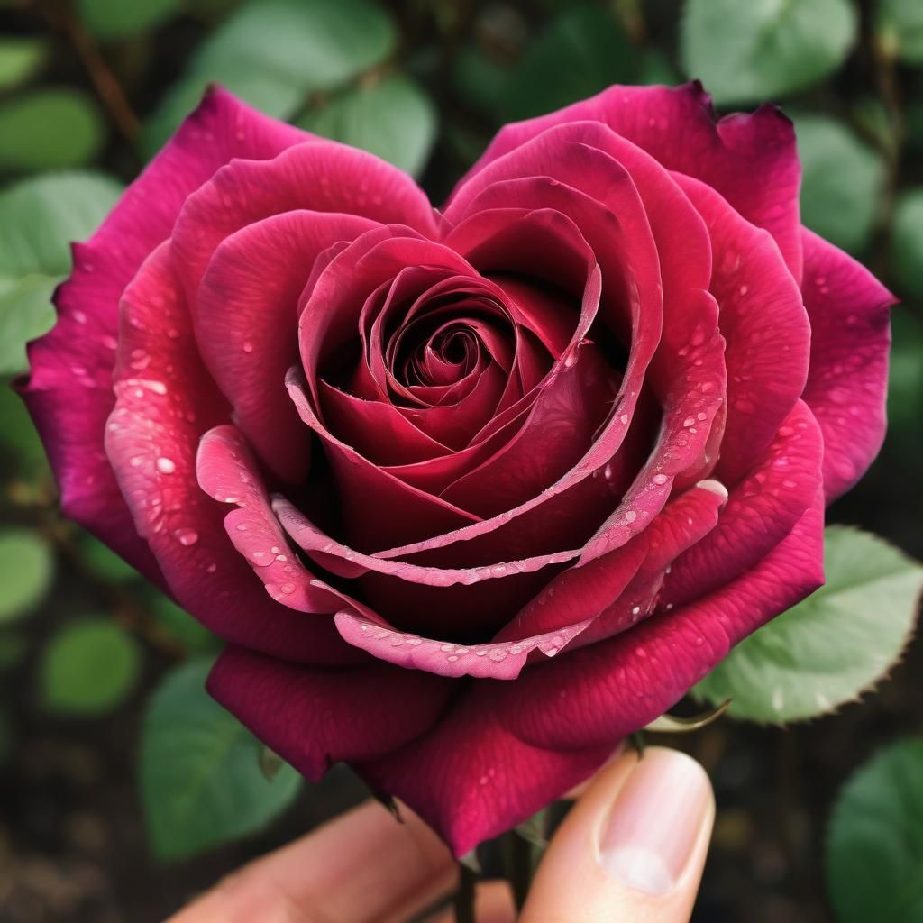 Heart-Shaped Rose: Symbol of Love