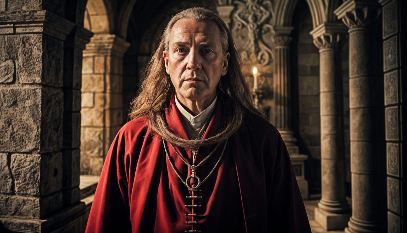 Priest in 1740s Vienna with Dynamic Lighting