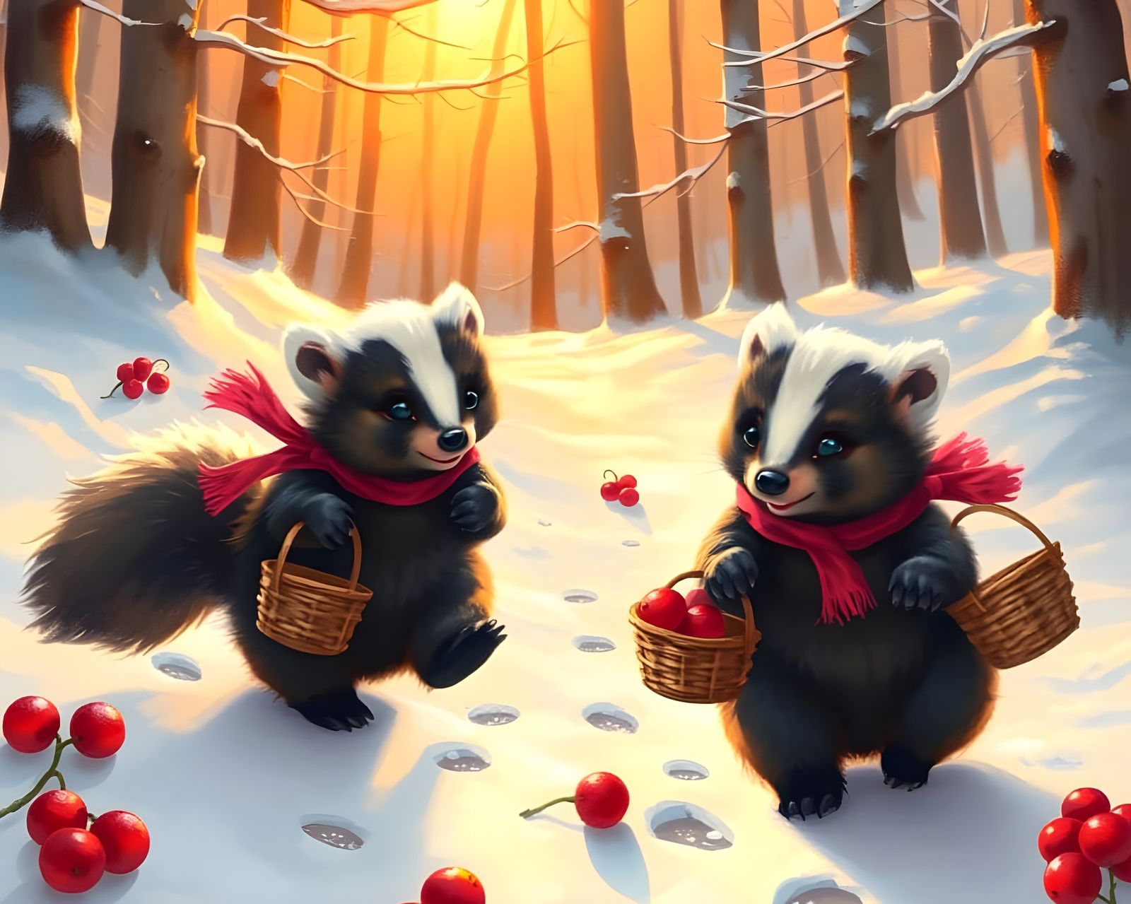 Lets collect berries together