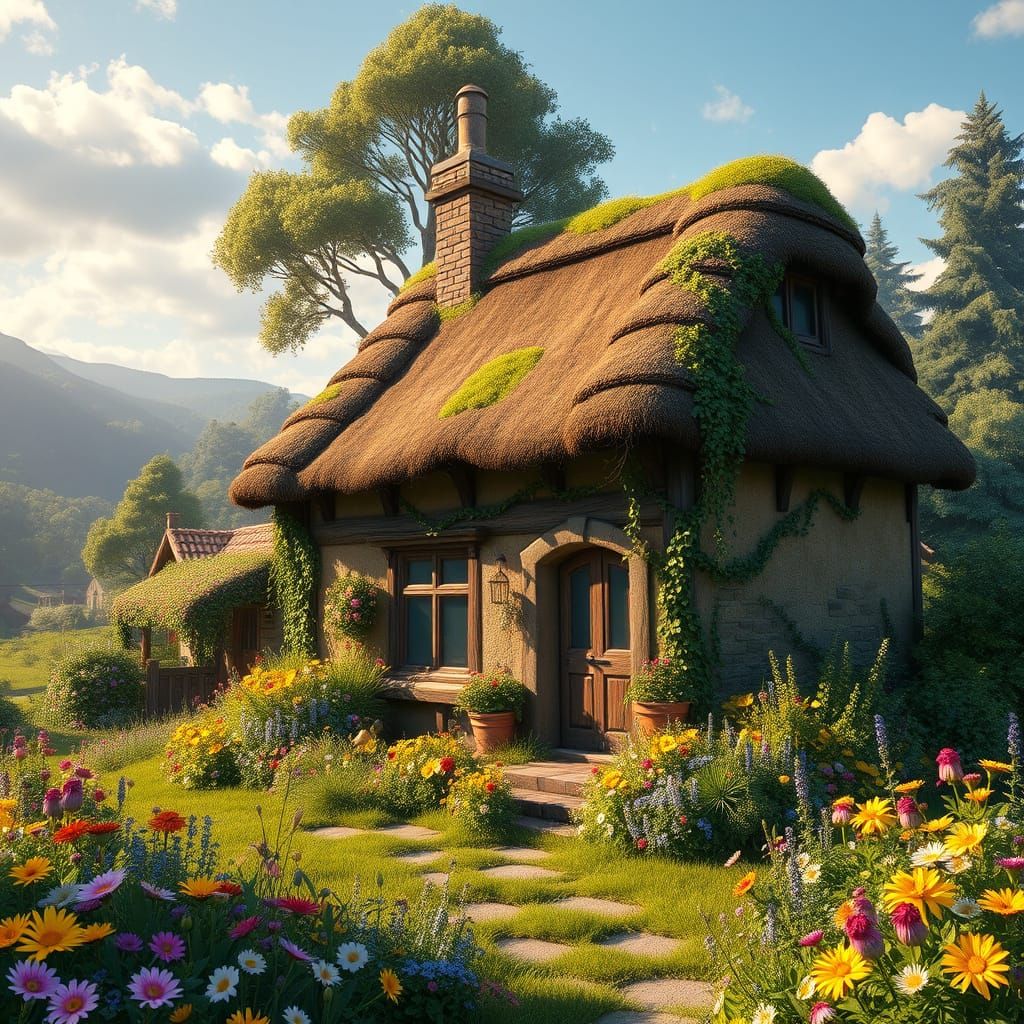 Charming Storybook Cottage in a Quaint Rural Village