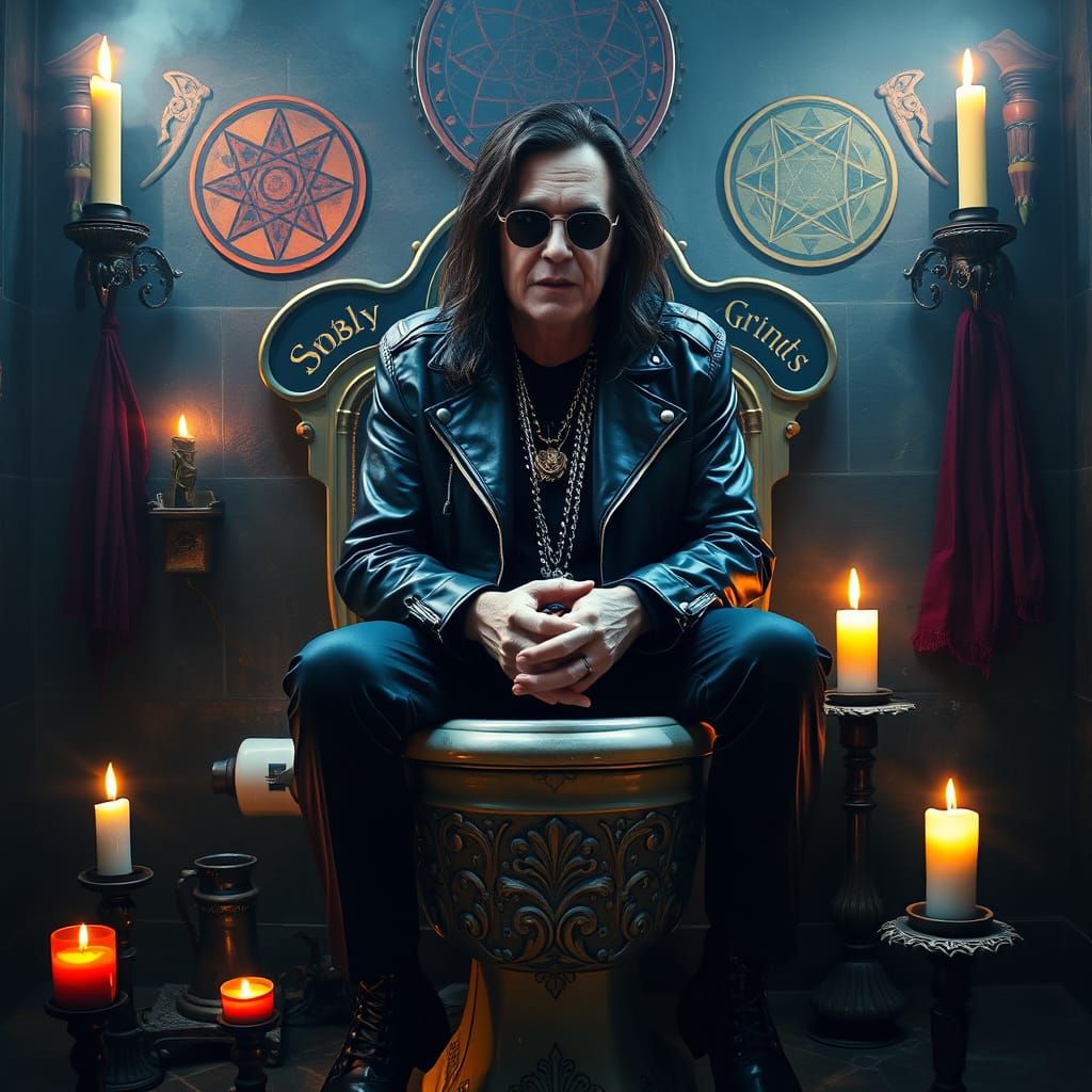 Ozzy Osbourne Conjures Spells in Gothic Surrealism