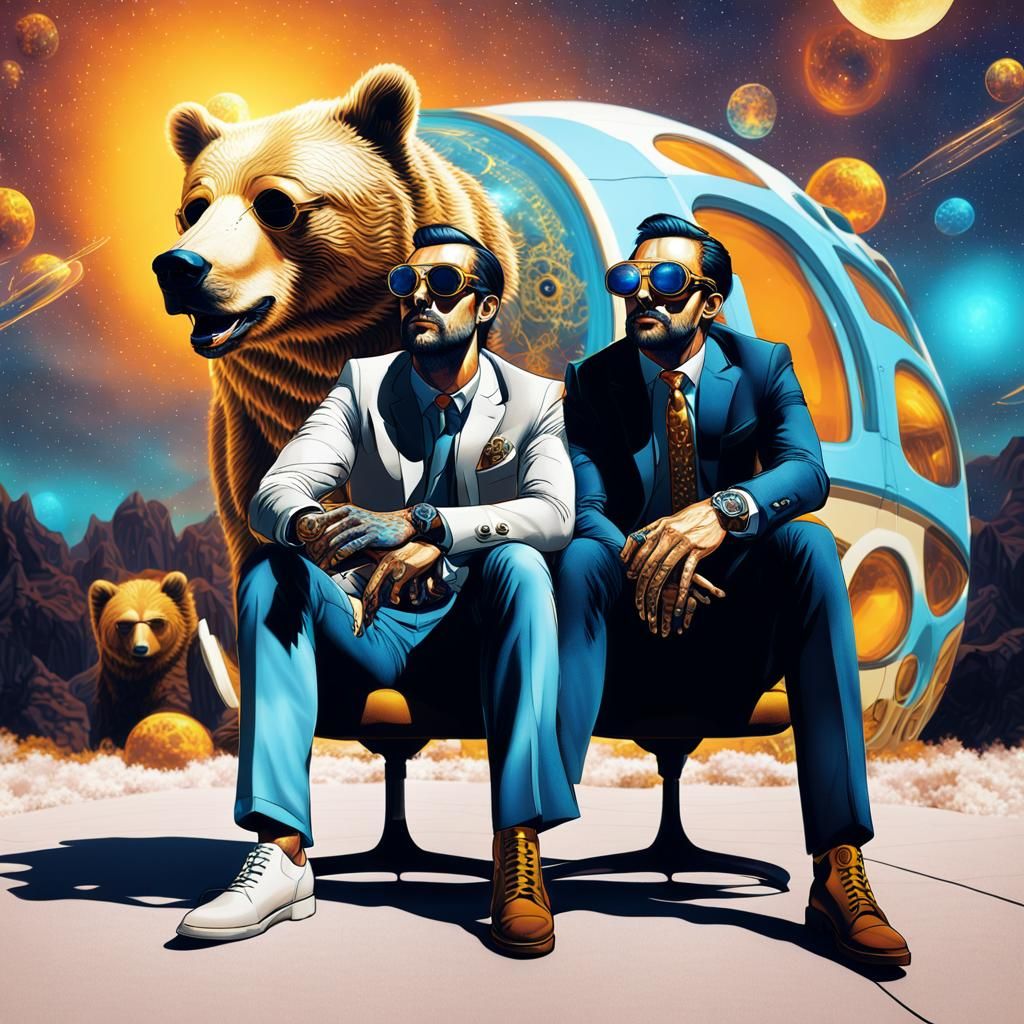 Even space bears wear glasses