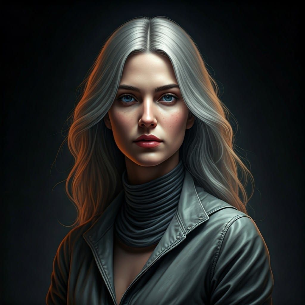 Ethereal Goddess in Dark Water