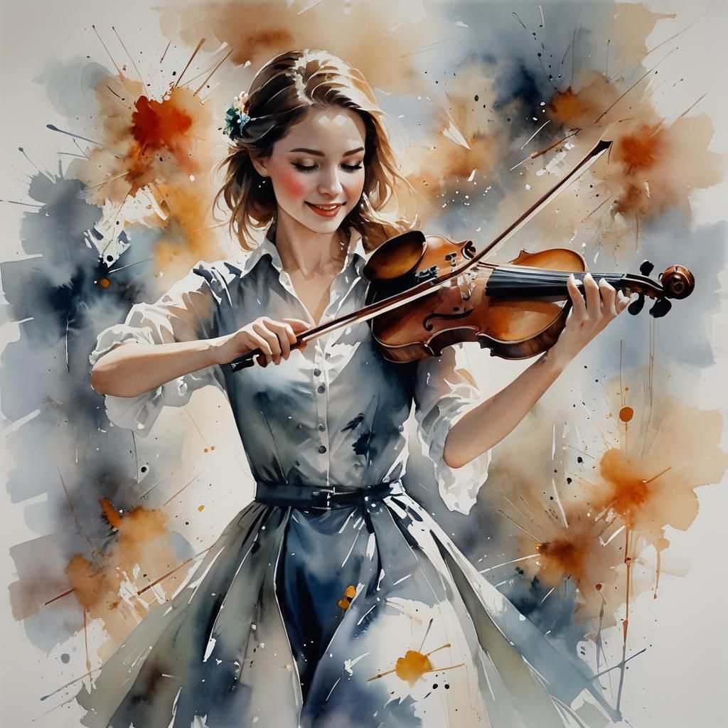 Charming violinist