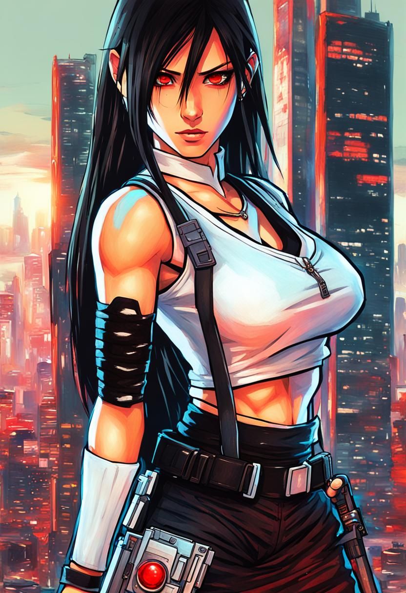 Tifa Lockhart, a Cyberpunk Icon, Steals the Spotlight