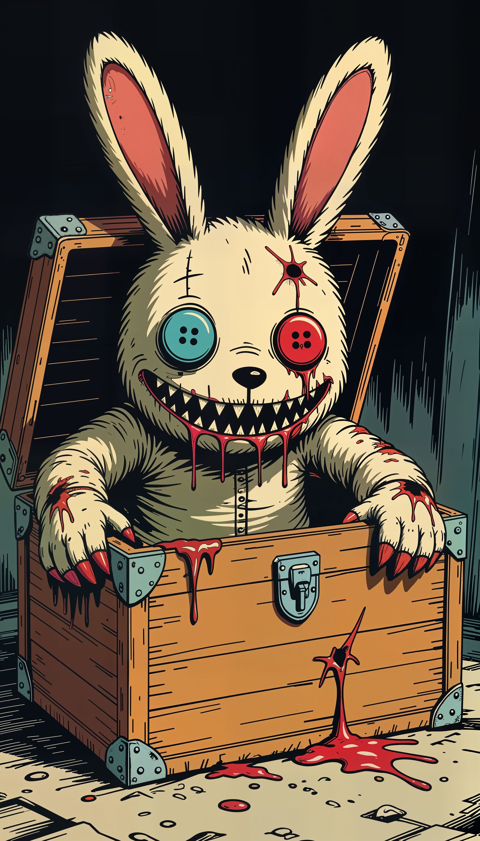 Terrifying Stuffed Animal Hybrid Crawls From Toy Chest