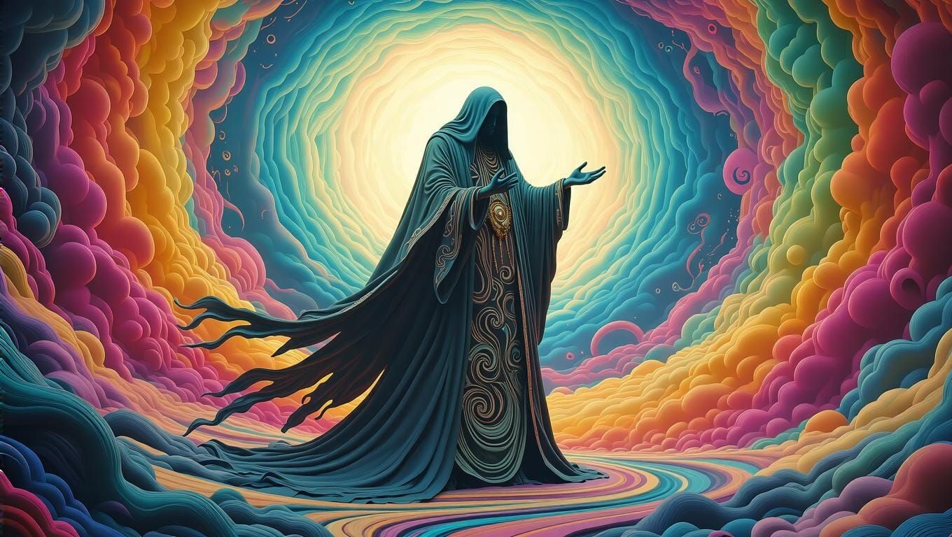 The Velcro Prophet in a Swirling Vortex