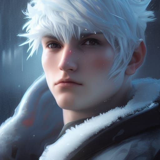 Jack Frost Portrait in Hyperdetailed Digital Art