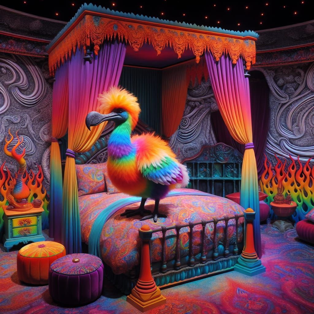 MPR ON - Virial Living Flame Funky Fantasy Bedroom