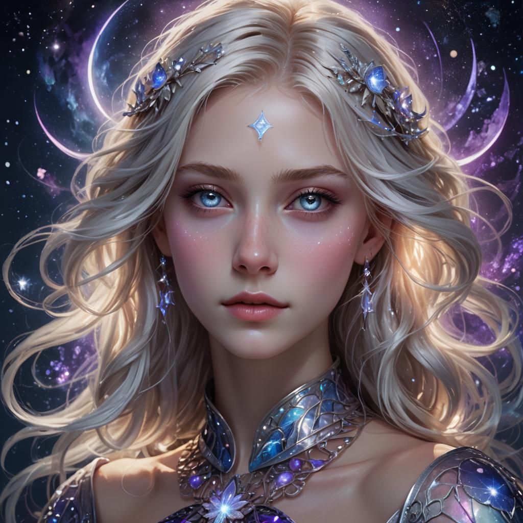 Gentle Starlight Maiden Radiates Luminescence