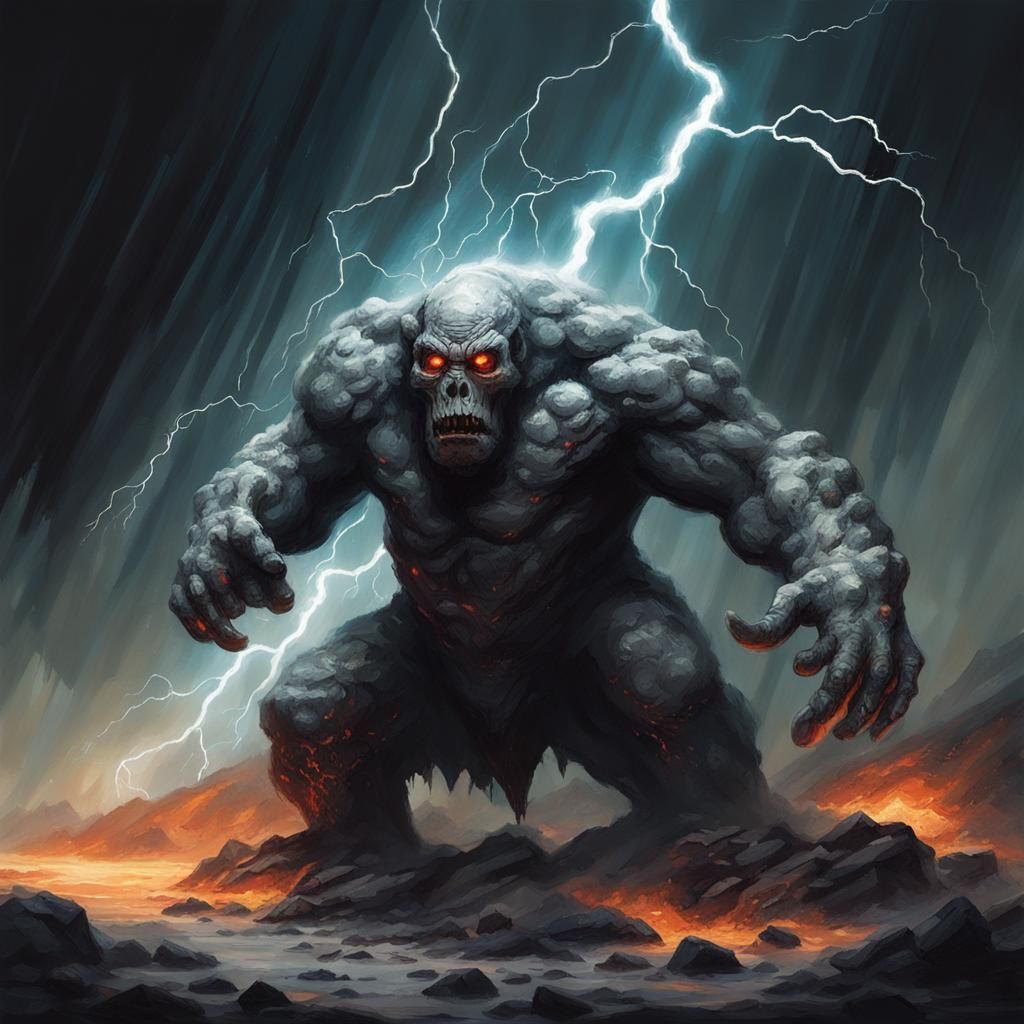 Sinister Ivory Lava Lightning Image