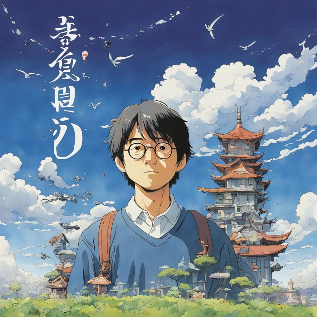 Manga-Inspired Fantasy World in Studio Ghibli Style