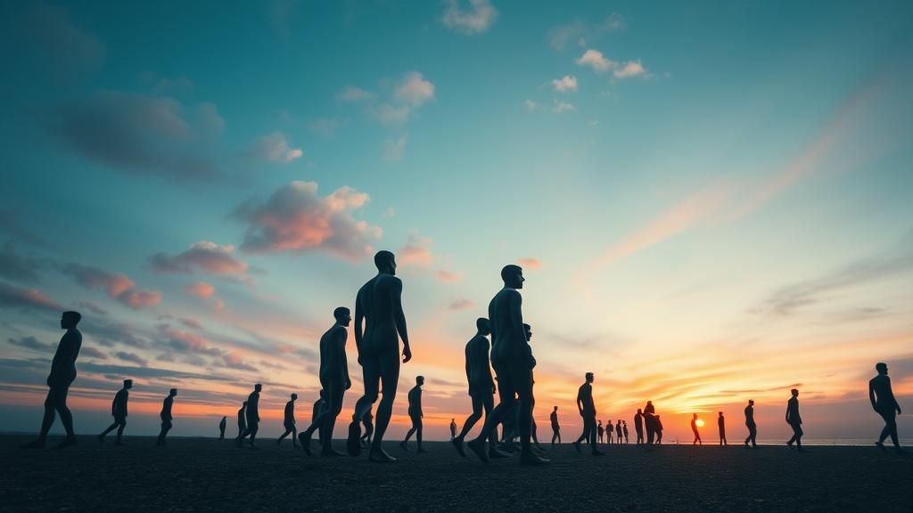 Surreal Dreamscape: Reimagining Gormley's 'Another Place' in...