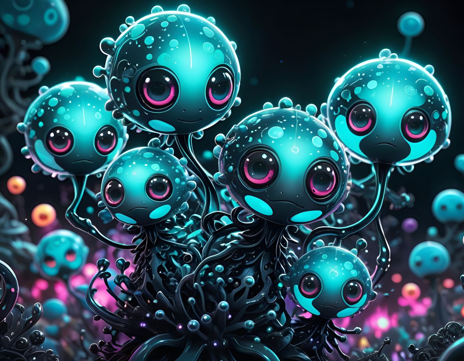 Amoeba Family, the Quasar Quirks