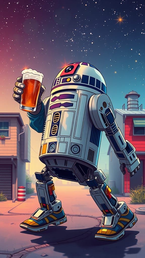 Drunk R2D2