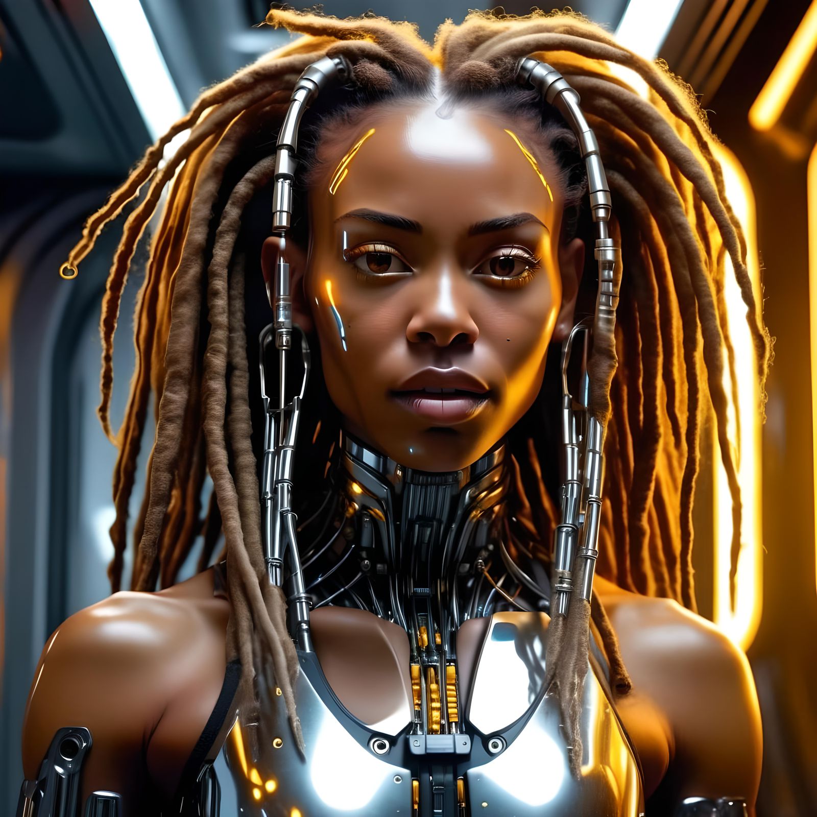 Ultra realistic and ultra detailed picture of a beautiful bl...