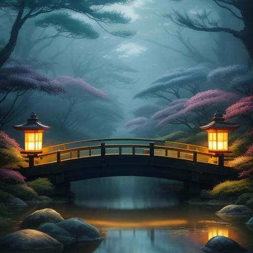 Chihiro in Mystical Forest: Ghibli-Style Animation