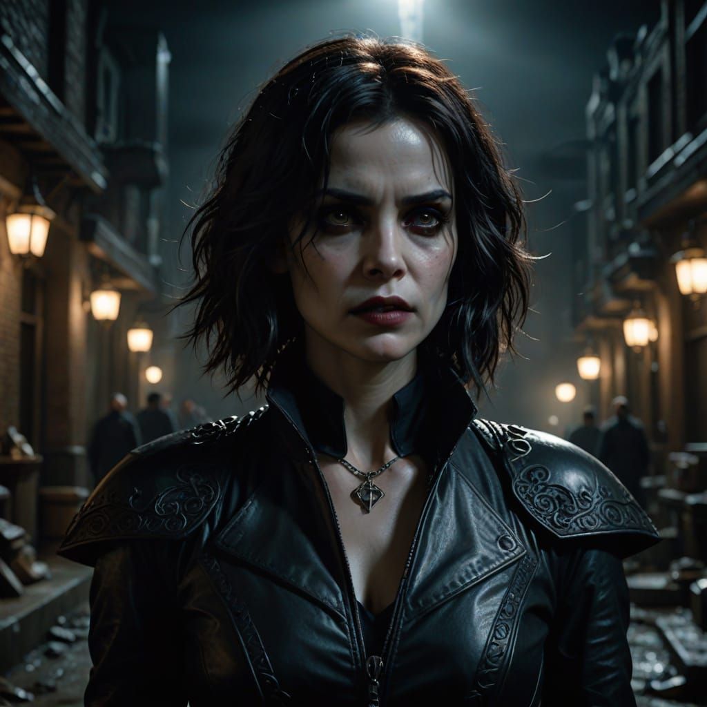 Vampire in Moody Cinematic Lighting