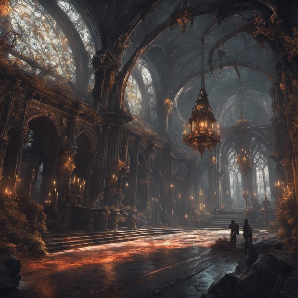 Gothic Sci-Fi Dark Fantasy Concept Art