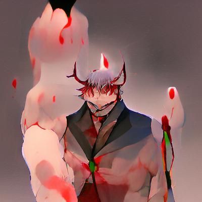 Gentle Man as a Bloody Demon