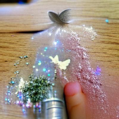 Enchanting Fairy Dust Shimmers in the Air
