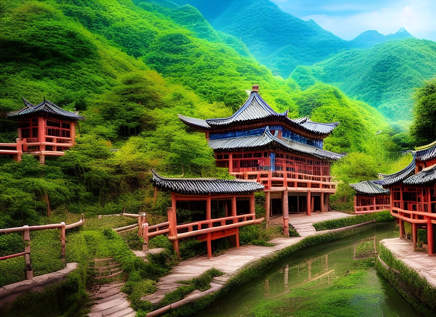 Ancient villages of the world  {Chinese}