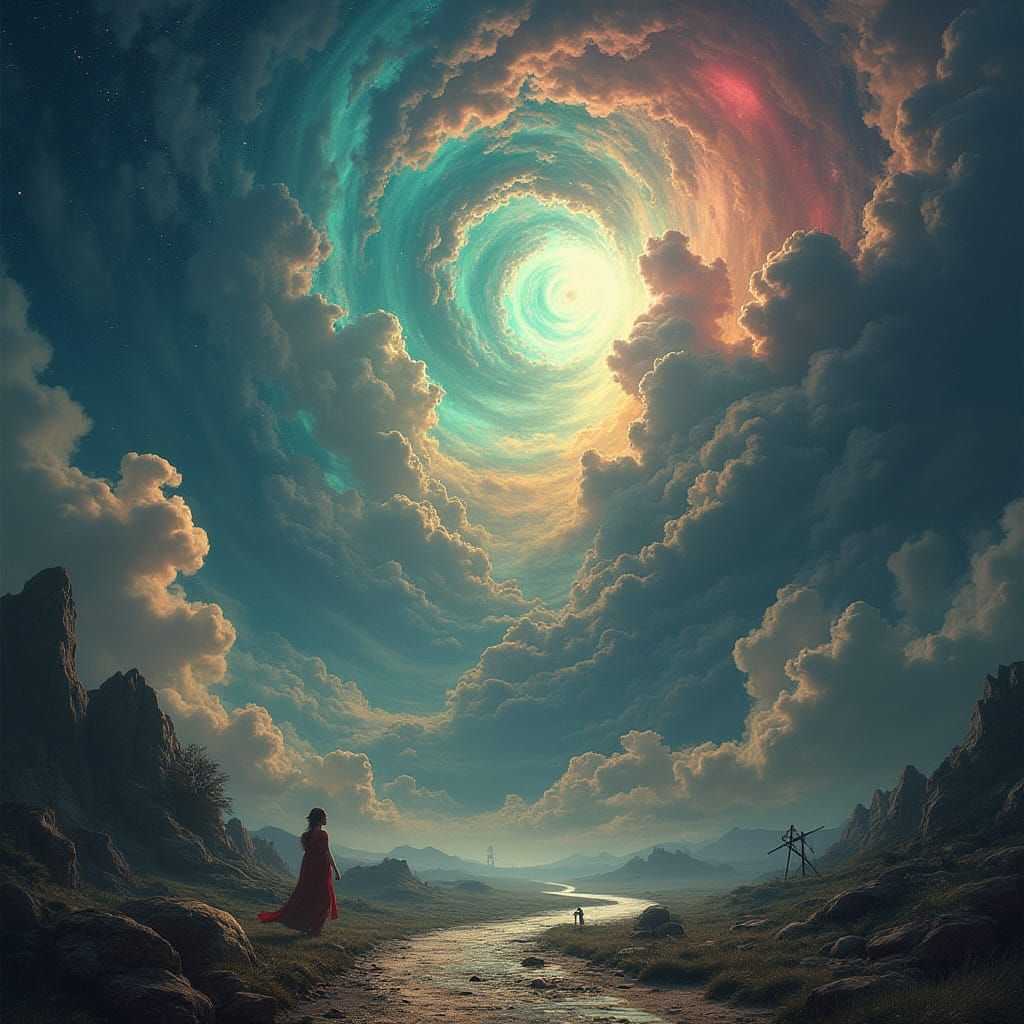 Surreal Realm of Converging Time and Space