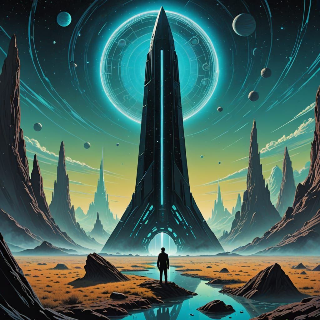 Alien World Portal: A Cosmic Sci-Fi Adventure