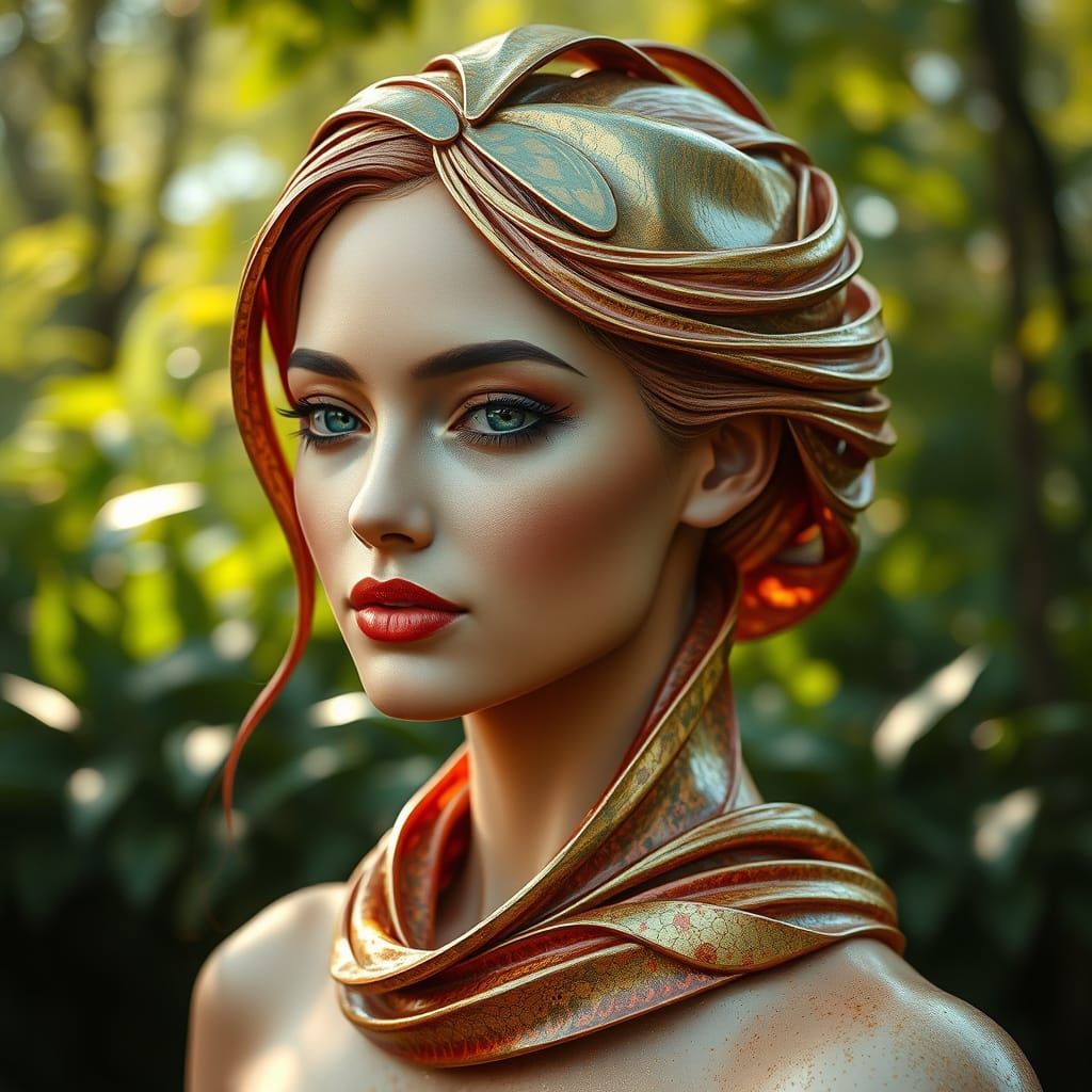 Ethereal Goddess in Nature