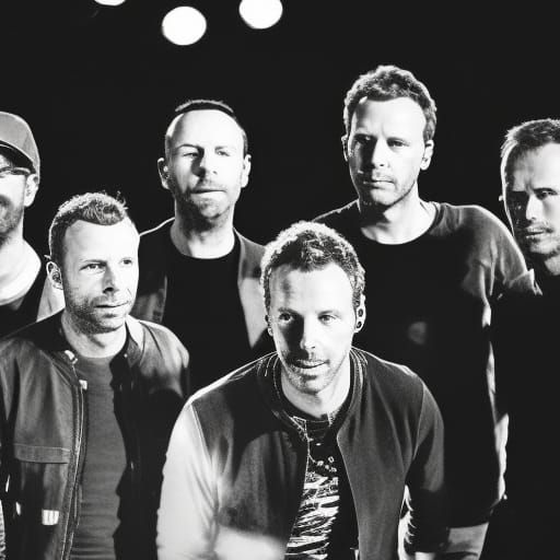 Abstract AI Rendition of Coldplay
