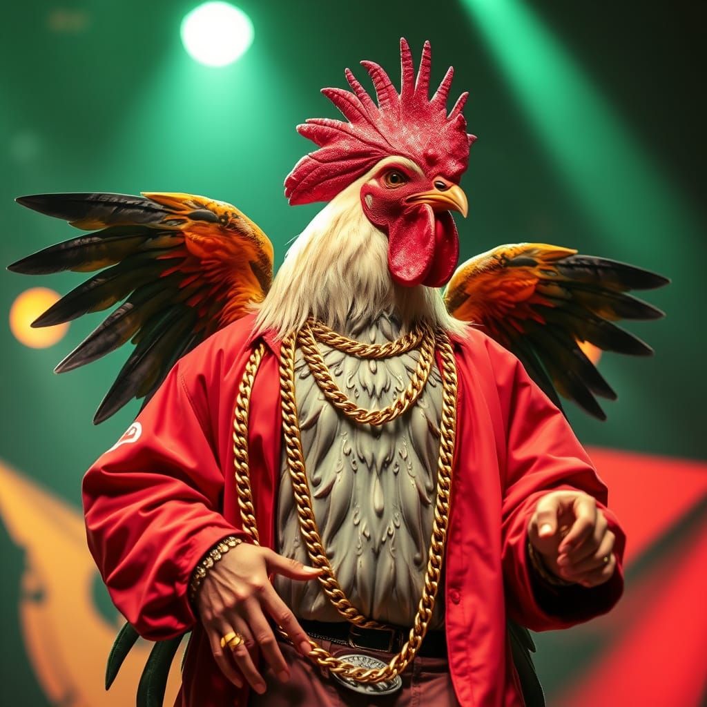 Ghetto Rooster Shines Bright on Stage
