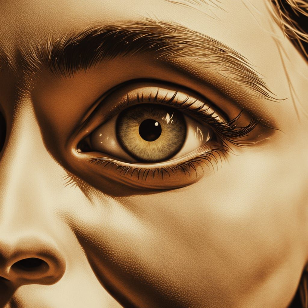 Pop Surrealism Person Lurking in Vintage Photo Style