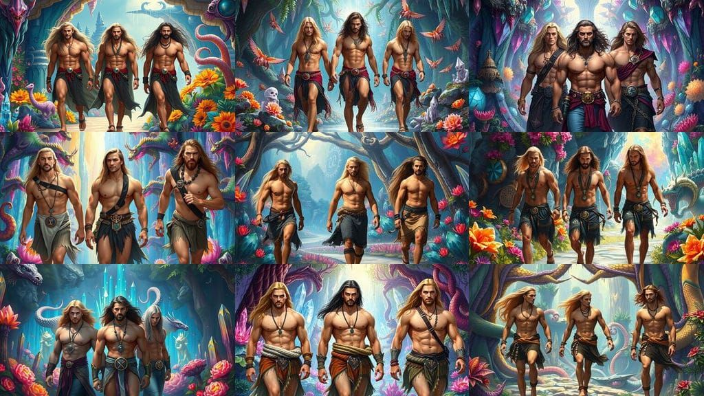 Mystical Forest Guardians in a Hyperdetailed Fantasy