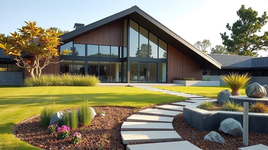 Sleek Luxury House Blends Contemporary Style with Natural El...