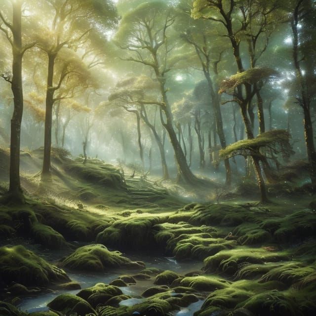 Aisling in Warm Forest Light