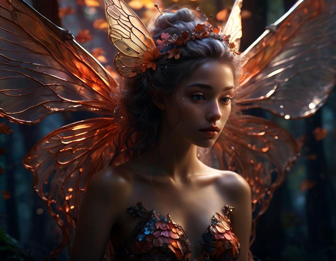 Intricately Detailed and Beautiful Fairy