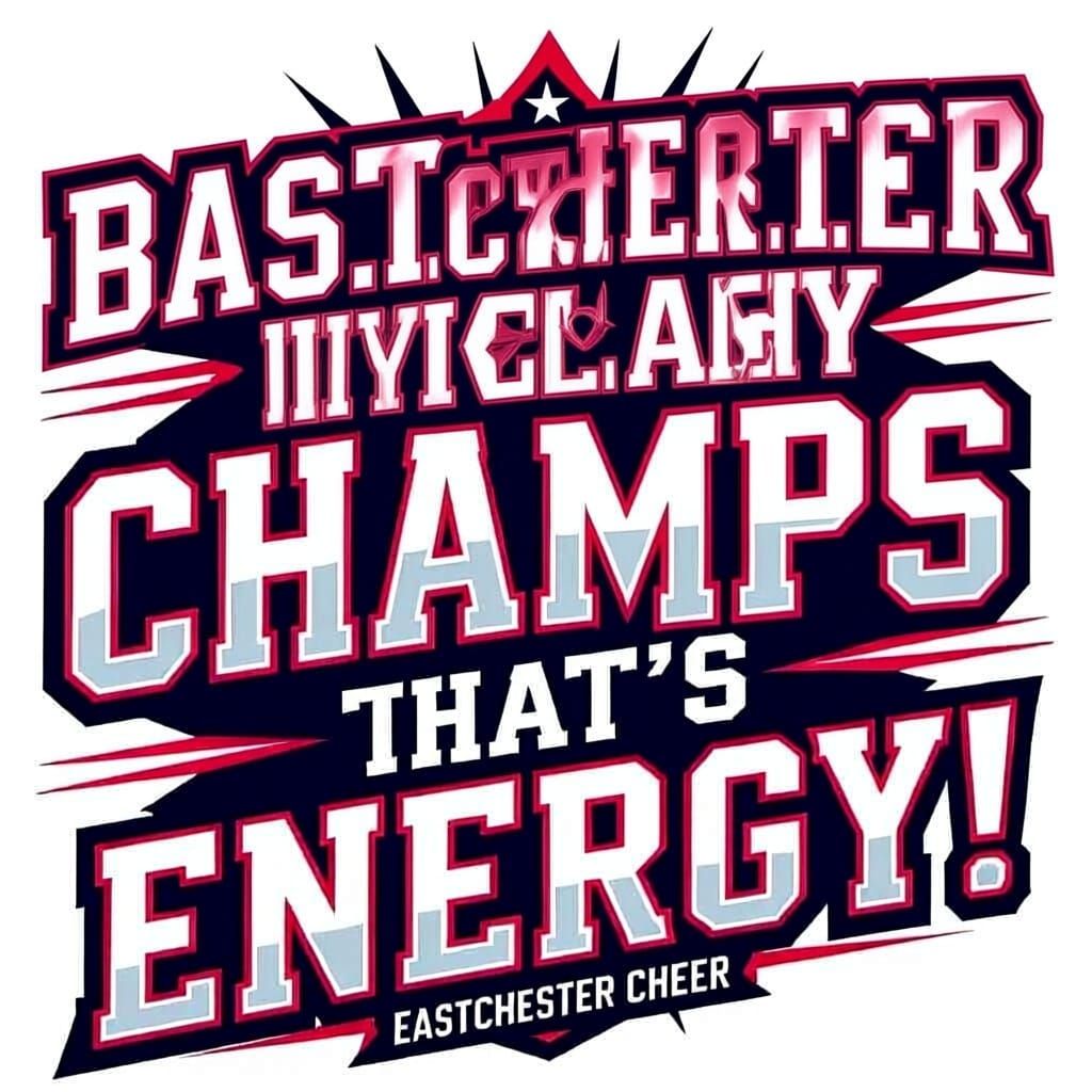 Back to Back NY State Champs Cheer Design