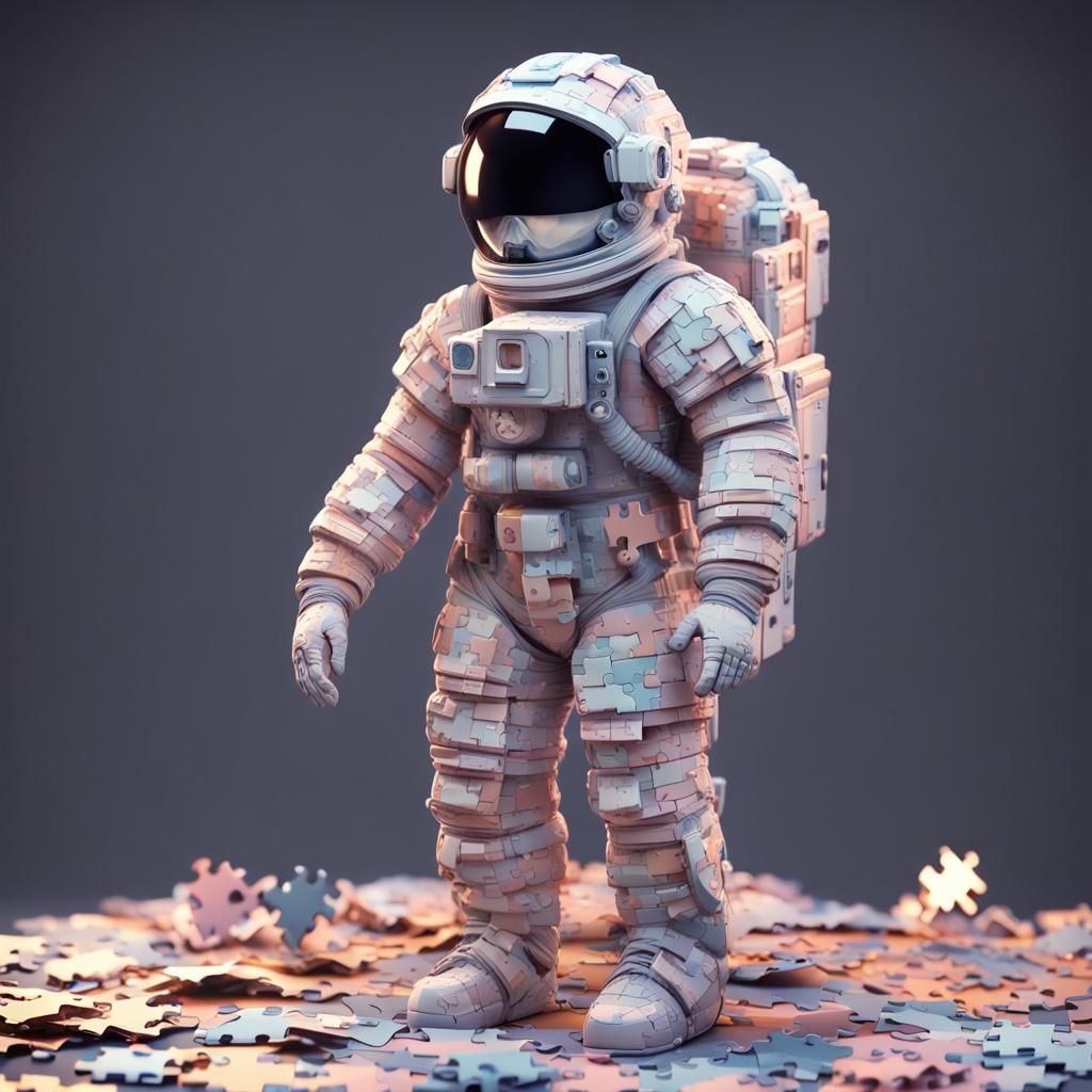 Astronaut Puzzle in Unreal Engine 5