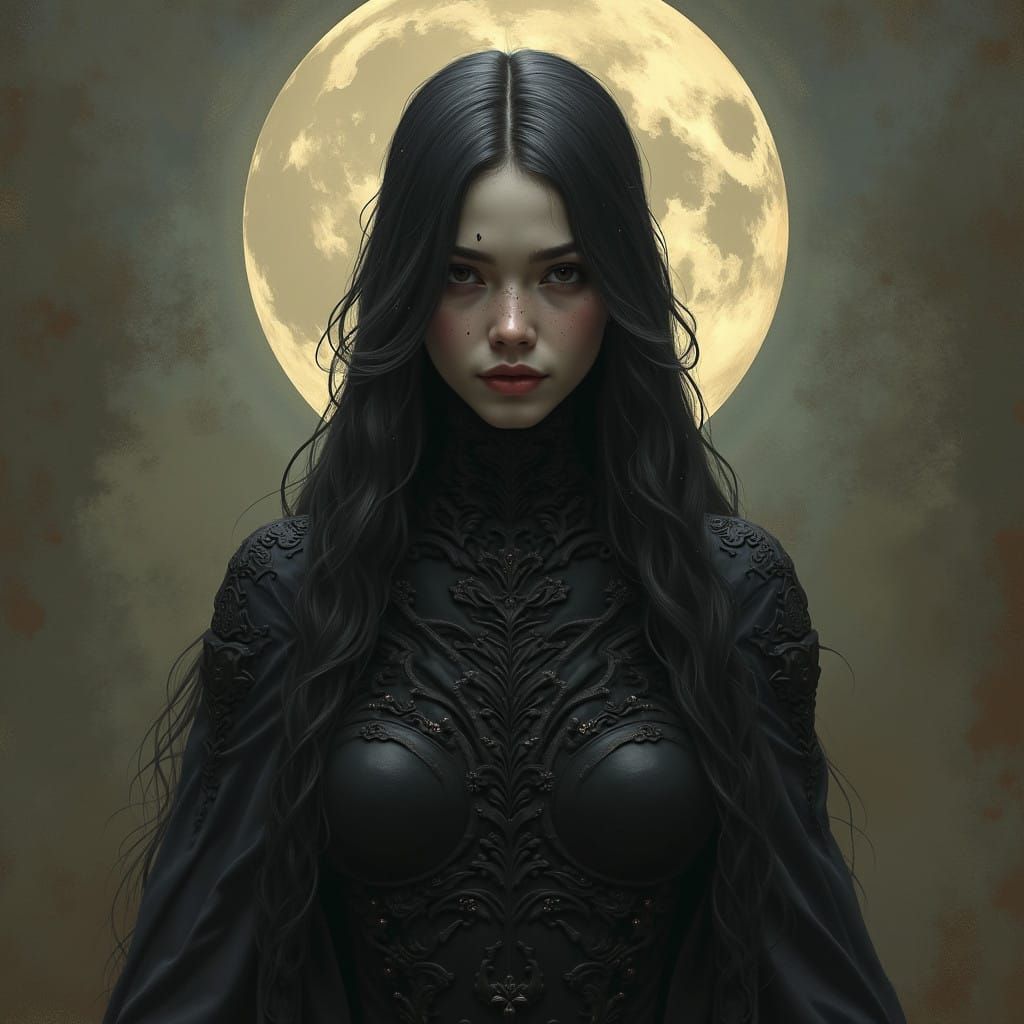 Dark Fantasy Landscape in Grimdark Style