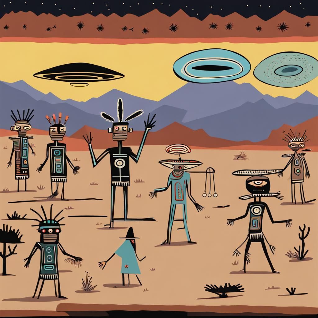 UFOs, Navajo Indians, Skinwalkers, aliens and mountains in the desert