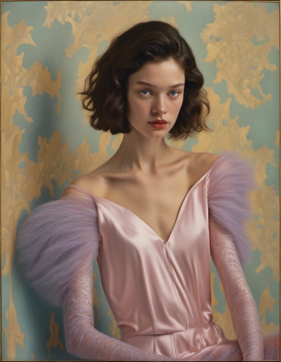 Hyperrealistic Alien Party Inspired by 20th Century Art