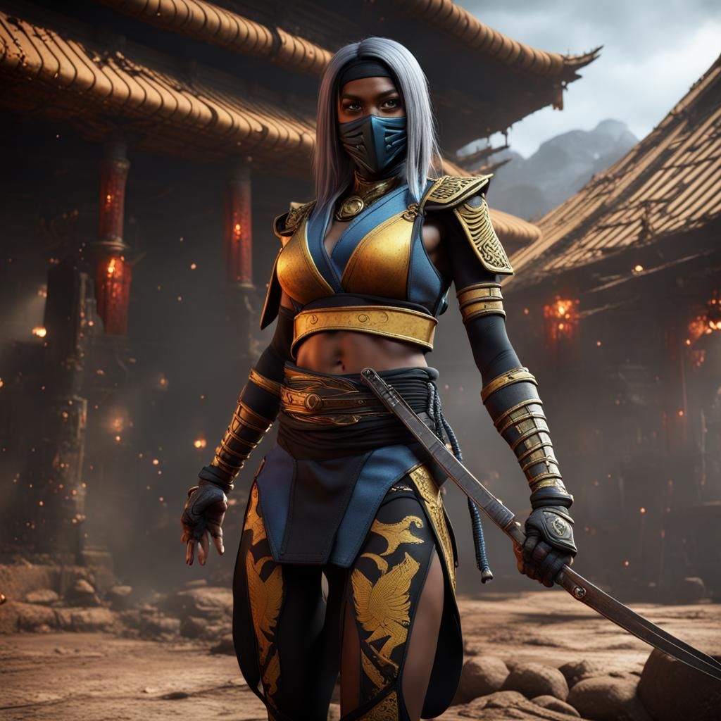 Tanya, Umgadi Ninja: Detailed Fantasy Concept Art