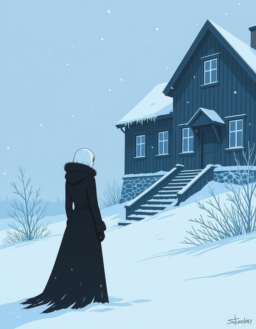 Emma Frost Battles Jack Frost in Minimalist Frost Palace