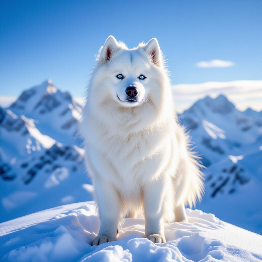 Samoyed dog