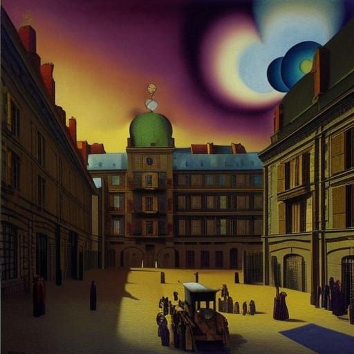 Surrealist Watercolor Painting: Secret Movement and Decline