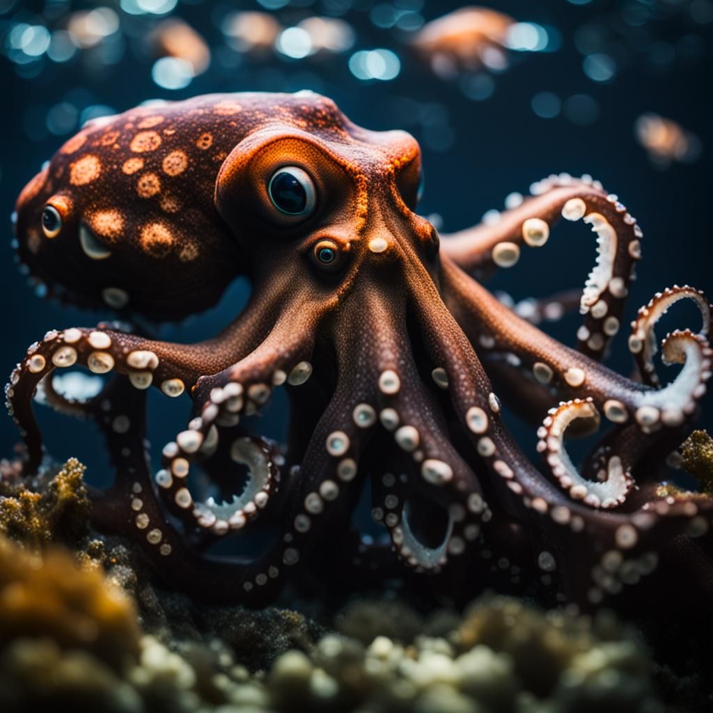 Eerie Deepwater Octopus in Professional Photography