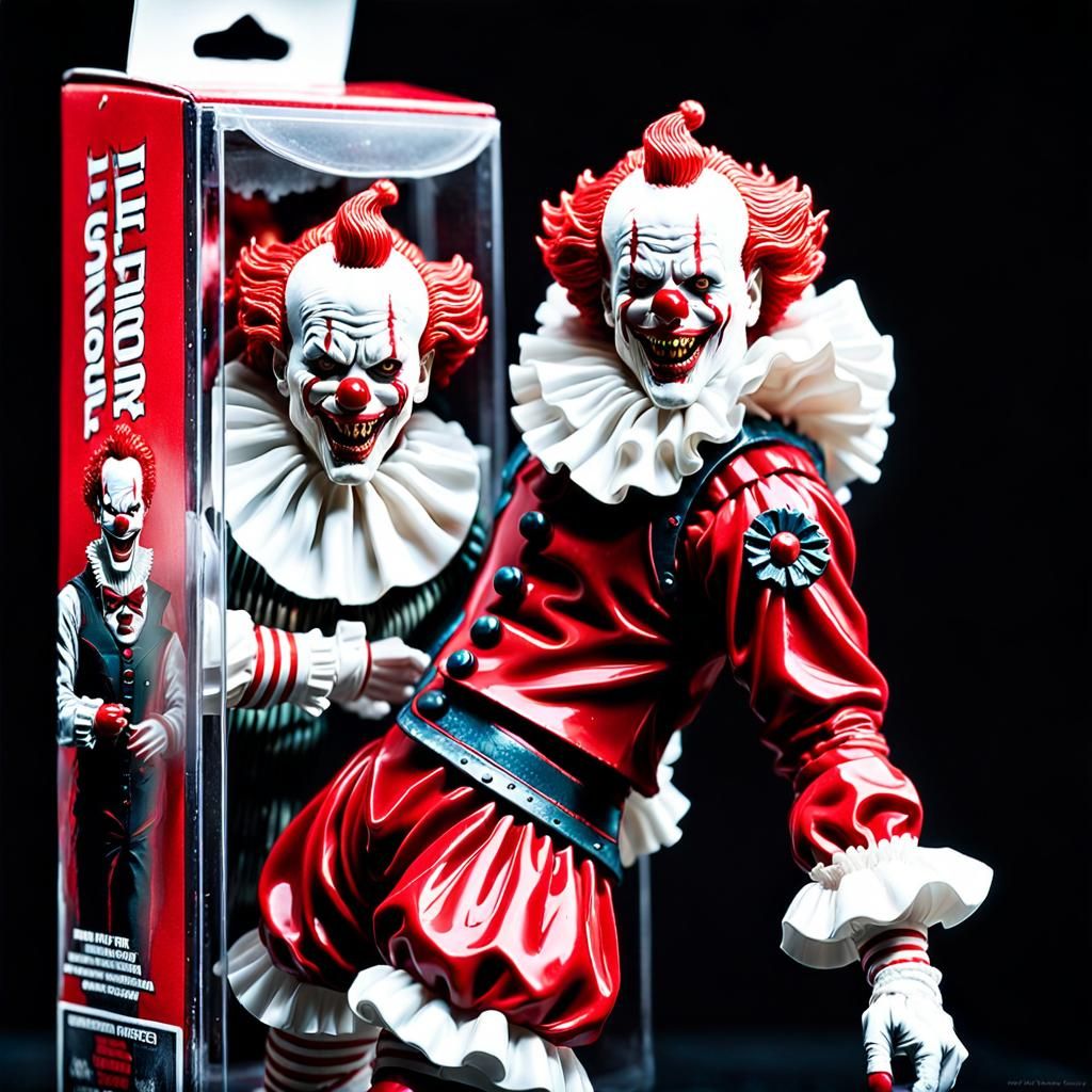 Terrifyingly Detailed: Unboxing the Creepy Pennywise Clown Miniature Action Figure