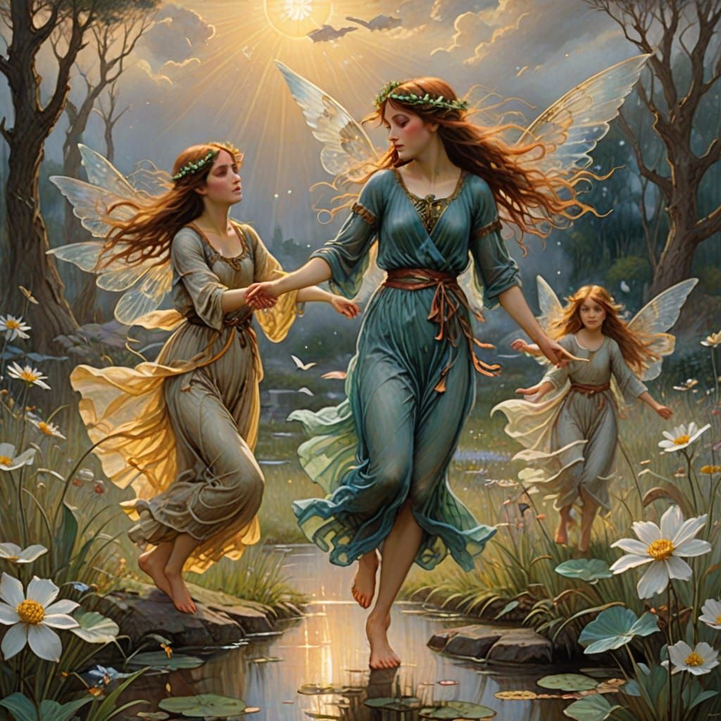 Whispers of Faerie Realms in Soft Focus Light