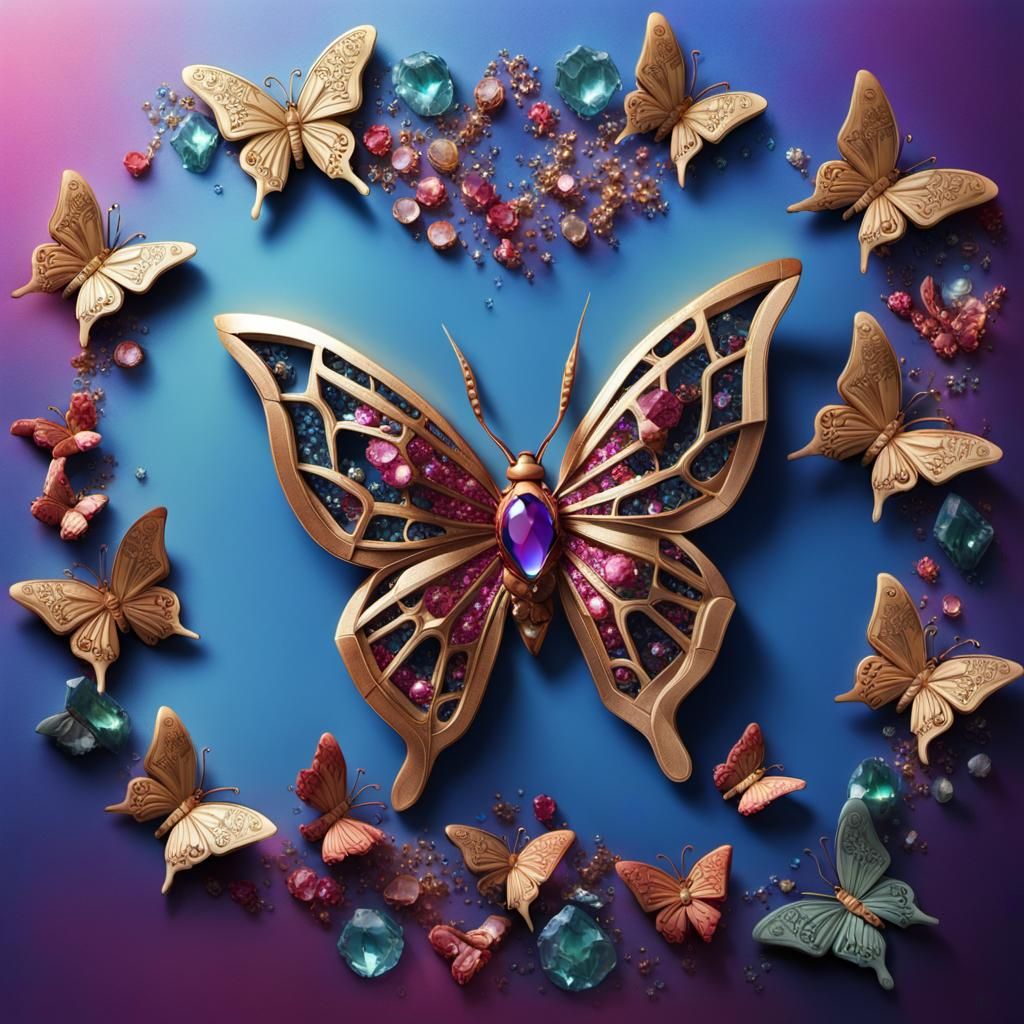 Peter Parker 3D Render with Magical Butterfly