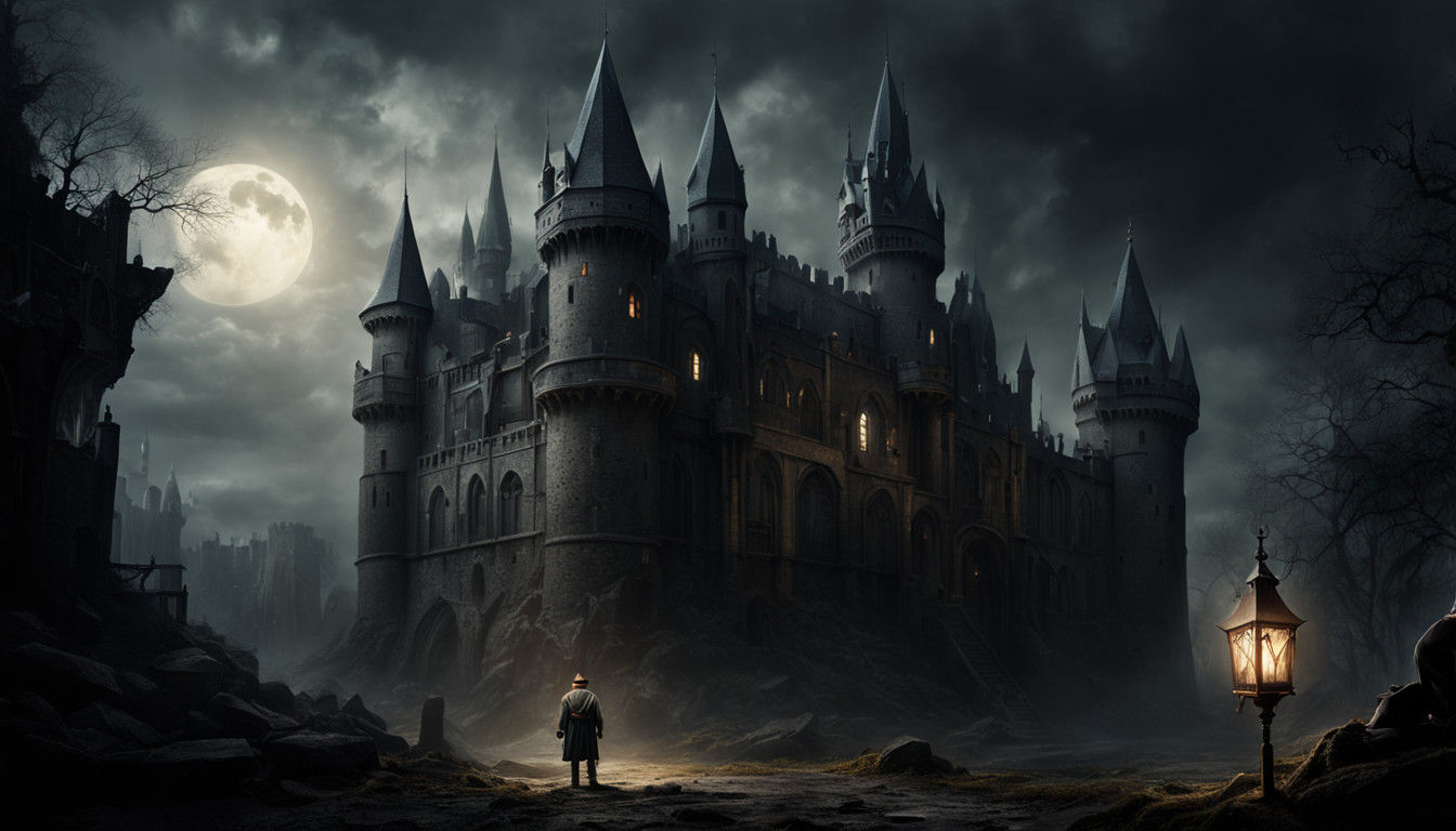 Marty McFly in Gothic Dark Fantasy Portrait